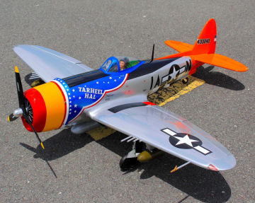 P-47 Thunderbolt "Tarheel Hal" ARF 1779mm 30-40cc Gas i gruppen Fabrikat / S / Seagull / Flygplan hos Minicars Hobby Distribution AB (SEA398Gear)