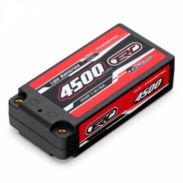 Li-Po Batteri 2S 7,4V 4500mAh 110C Hard 4mm Shorty