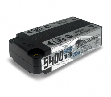 Li-Po Batteri 2S 7,4V 5400mAh 120C Shorty Top Series