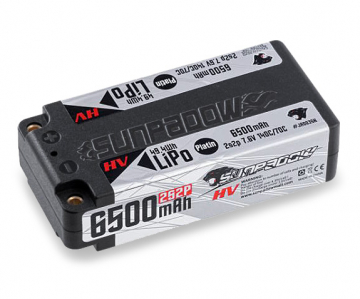 Li-Po Batteri 2S 7,6V 6500mAh 140C Platin HV Shorty i gruppen Fabrikat / S / Sunpadow / Sunpadow Batterier hos Minicars Hobby Distribution AB (SWJA0035H)