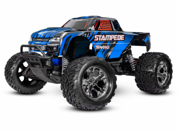 Stampede 2WD 1/10 RTR TQ EHD Blå USB-C - Med Batteri/Laddare i gruppen Katalog / Fabrikat / T / Traxxas / Modeller hos Minicars Hobby Distribution AB (TRX36254-8-BLUE)