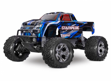 Stampede 2WD 1/10 RTR TQ BL-2s HD Blue in the group Brands / T / Traxxas / Models at Minicars Hobby Distribution AB (TRX36354-4-BLUE)