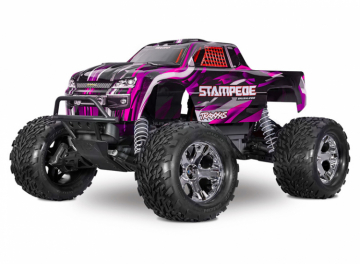 Stampede 2WD 1/10 RTR TQ BL-2s HD Pink