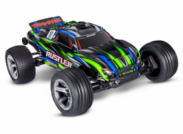 Rustler 2WD 1/10 RTR TQ BL-2s EHD Green in the group Brands / T / Traxxas / Models at Minicars Hobby Distribution AB (TRX37354-4-GRN)