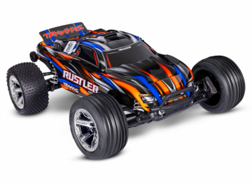 Rustler 2WD 1/10 RTR TQ BL-2s EHD Orange