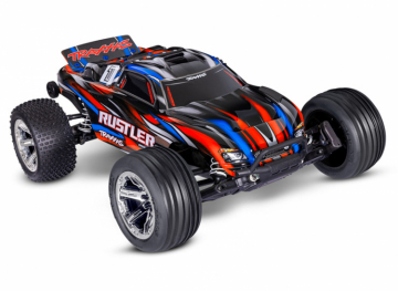 Rustler 2WD 1/10 RTR TQ BL-2s EHD Red in the group Brands / T / Traxxas / Models at Minicars Hobby Distribution AB (TRX37354-4-RED)