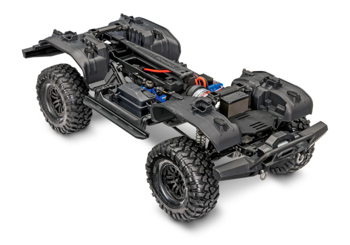 TRX-4 Byggsats Clipless (Utan Batterier & Kaross) i gruppen Katalog / Fabrikat / T / Traxxas / Modeller hos Minicars Hobby Distribution AB (TRX82216-4)