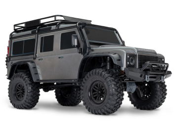 TRX-4 Land Rover Defender Clipless Silver RTR in der Gruppe Hersteller / T / Traxxas / Models bei Minicars Hobby Distribution AB (TRX82256-4-SLV)