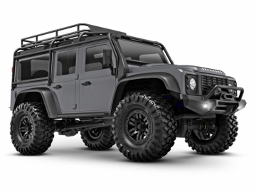 TRX-4M 1/18 Land Rover Defender Crawler Silver RTR - 2S LiPo/USB Laddare