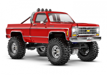 TRX-4M Chevrolet K-10 High Trail FD Röd - 2S LiPo/USB Laddare