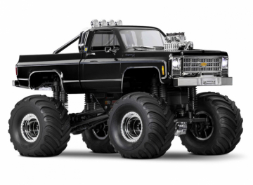 TRX-4MT Chevrolet K-10 Monster Truck RTR Svart - 2S LiPo/USB Laddare i gruppen Katalog / Fabrikat / T / Traxxas / Modeller hos Minicars Hobby Distribution AB (TRX98064-1-BLK)