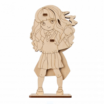 Ugears Coloring Hermione Granger i gruppen Katalog / Bygghobby / Byggsatser Trä & Metall / Träbyggsatser Mekaniska hos Minicars Hobby Distribution AB (UG70239)