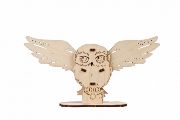 Ugears Coloring Hedwig Owl i gruppen Katalog / Bygghobby / Byggsatser Trä & Metall / Träbyggsatser Mekaniska hos Minicars Hobby Distribution AB (UG70243)