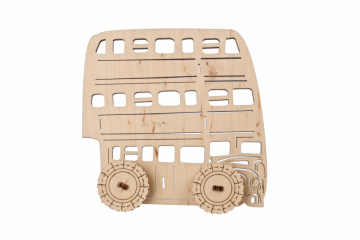 Ugears Coloring The Knight Bus i gruppen Katalog / Bygghobby / Byggsatser Trä & Metall / Träbyggsatser Mekaniska hos Minicars Hobby Distribution AB (UG70255)