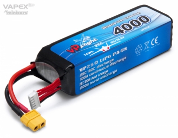 Li-Po Batteri 5S 18,5V 4000mAh 25C XT60-Kontakt