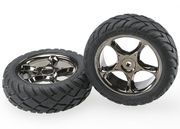 Däck & Fälg Anaconda/Tracer Svartkrom 2.2" 2WD Fram (2)