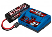 Laddare EZ Peak Plus 8A och 4S 14,8v Li-Po 6700mAh Combo