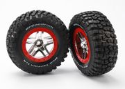 Däck & Fälg BFGoodrich/S-Spoke Krom-Röd 2WD Fram (2)