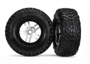 Däck & Fälg SCT S1/S-Spoke Svart-Matt Krom 4WD/2WD Bak TSM