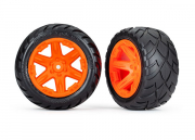 Däck & Fälg Anaconda/RXT Orange 2,8" 2WD Bak (TSM-Rated) (2)