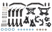 Uppgradering Extreme Heavy Duty Svart Hoss, Rustler, Slash, Raptor R - 4x4