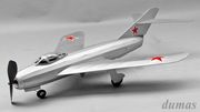 MIG-17 457mm Träbyggsats