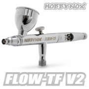 FLOW-TF V2 Airbrush Top Feed 0.3/0.5/0.8mm 2/5/13cc 1.8m Slang