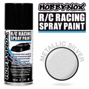 Metallic Silver R/C Racing Spray Färg 150 ml