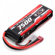 Li-Po Batteri 2S 7,4V 7500mAh 100C T-Kontakt