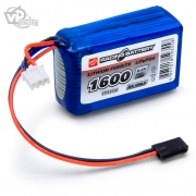 Mottagarbatteri Li-Fe 6,6V 1600mAh Kub