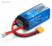 Li-Po Batteri 4S 14,8V 1500mAh 80C XT60-Kontakt