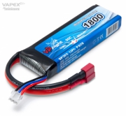 Li-Po Batteri 2S 7,4V 1800mAh 30C T-Kontakt