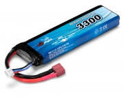 Li-Po Batteri 2S 7,4V 3300mAh 25C T-Kontakt