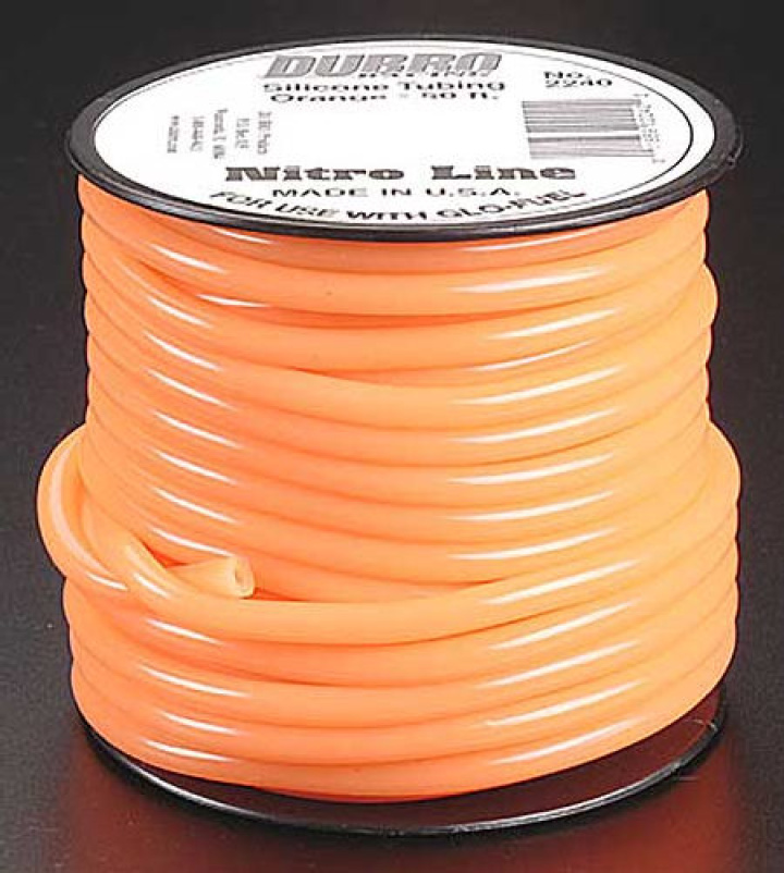 Silikonslang Orange 15.2m (2mm id) i gruppen Katalog / Fabrikat / D / Du-Bro / Bränsletillbehör hos Minicars Hobby Distribution AB (132240)