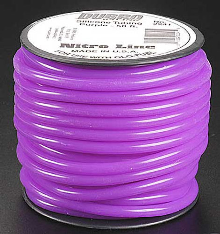 Silikonslang Purple 15.2m (2mm id) i gruppen Katalog / Fabrikat / D / Du-Bro / Bränsletillbehör hos Minicars Hobby Distribution AB (132241)