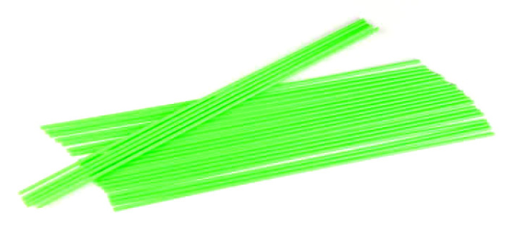 Antennrör Neon Grön bulk 3.2 x 311 mm (24) i gruppen Katalog / Fabrikat / D / Du-Bro / Övriga Tillbehör hos Minicars Hobby Distribution AB (132357)