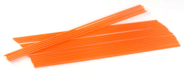 Antennrör Neon Orange 3.2 x 311 mm (24) i gruppen Katalog / Fabrikat / D / Du-Bro / Övriga Tillbehör hos Minicars Hobby Distribution AB (132360)