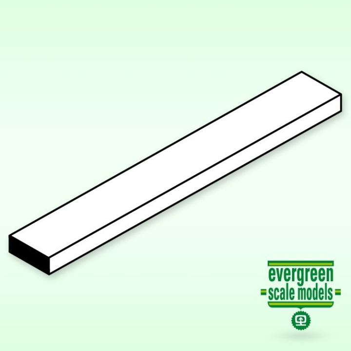 Remsa 0.25x4.8x350 mm (10) i gruppen Katalog / Fabrikat / E / Evergreen / Remsor 35cm Övriga hos Minicars Hobby Distribution AB (150108)