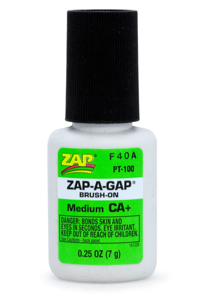 ZAP CA+ 1/4 oz 7gr Brush-On Grön i gruppen Katalog / Fabrikat / Z / ZAP / ZAP Lim hos Minicars Hobby Distribution AB (40PT100)