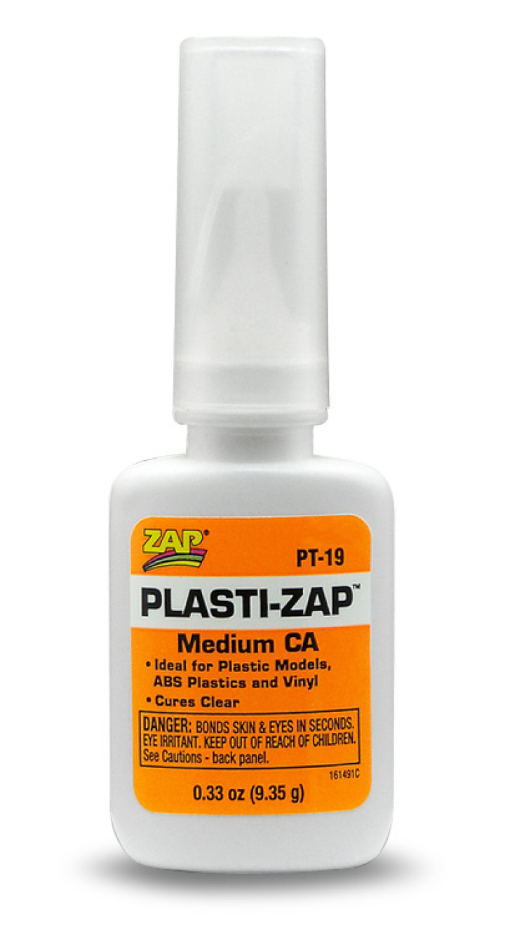 ZAP Plastic CA+ 0.33oz 9.35g i gruppen Katalog / Fabrikat / Z / ZAP / ZAP Lim hos Minicars Hobby Distribution AB (40PT19)