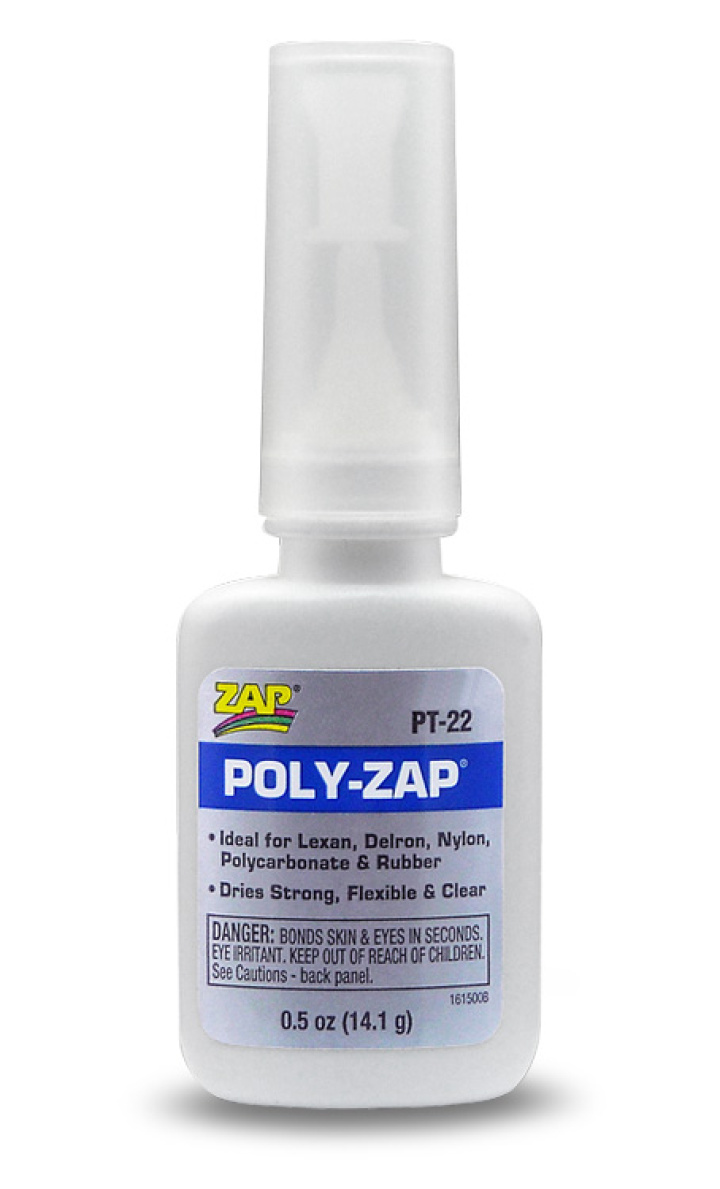 ZAP POLY Lexan & ABS etc 14gr i gruppen Katalog / Fabrikat / Z / ZAP / ZAP Lim hos Minicars Hobby Distribution AB (40PT22)