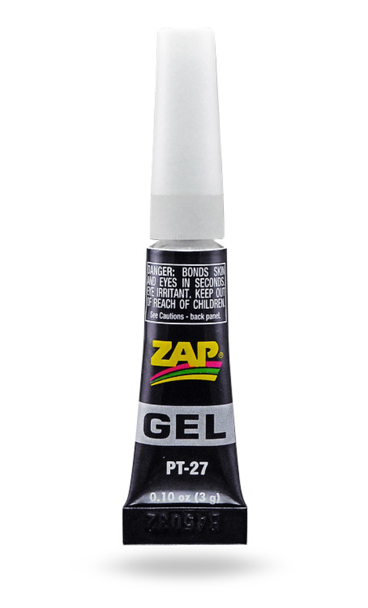 ZAP-Gel tub 0.1oz 3gr i gruppen Katalog / Fabrikat / Z / ZAP / ZAP Lim hos Minicars Hobby Distribution AB (40PT27)