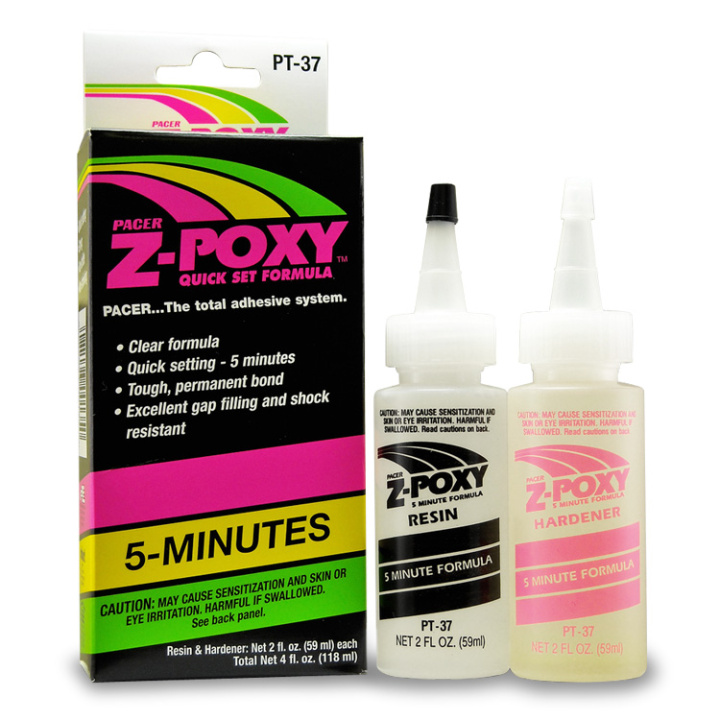 Z-Poxy 5-minuter 118ml* UTGÅTT i gruppen Katalog / Fabrikat / Z / ZAP / ZAP Lim hos Minicars Hobby Distribution AB (40PT37)