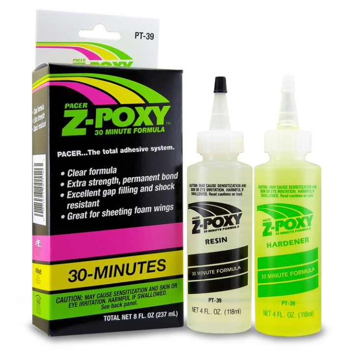 Z-Poxy 30-minuter 236.5ml* UTGÅTT i gruppen Katalog / Fabrikat / Z / ZAP / ZAP Lim hos Minicars Hobby Distribution AB (40PT39)