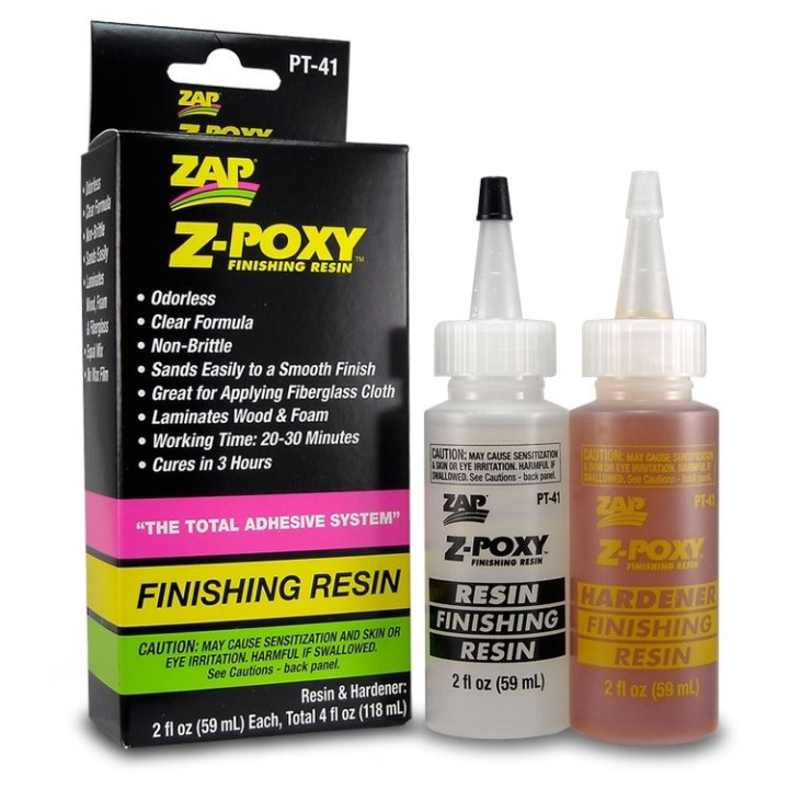 Z-Poxy Finishing Resin 118 ml i gruppen Katalog / Fabrikat / Z / ZAP / ZAP Lim hos Minicars Hobby Distribution AB (40PT41)