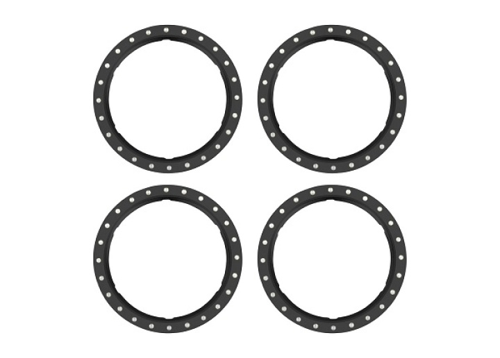 Beadlock Rings Alu Svart (Pro Scale Wheel Alu System) (4) i gruppen Katalog / Fabrikat / T / Traxxas / Reservdelar hos Minicars Hobby Distribution AB (4210276-BLK)