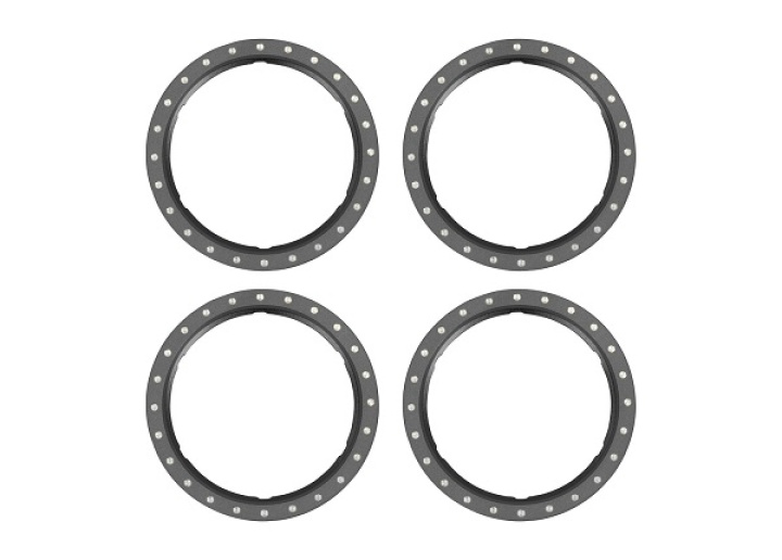 Beadlock Rings Alu Grå (Pro Scale Wheel Alu System) (4) i gruppen Katalog / Fabrikat / T / Traxxas / Reservdelar hos Minicars Hobby Distribution AB (4210276-GRAY)