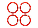 Beadlock Rings Alu Röd (Pro Scale Wheel Alu System) (4)