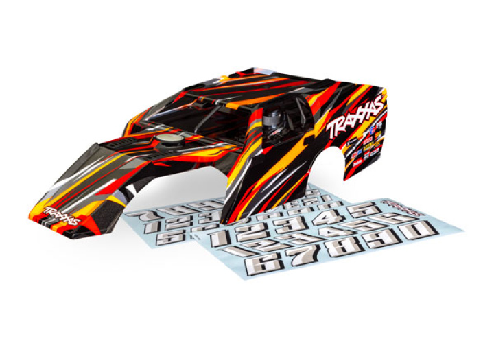 Kaross Mudboss Orange i gruppen Katalog / Fabrikat / T / Traxxas / Karosser & Tillbehör hos Minicars Hobby Distribution AB (4210411-ORNG)