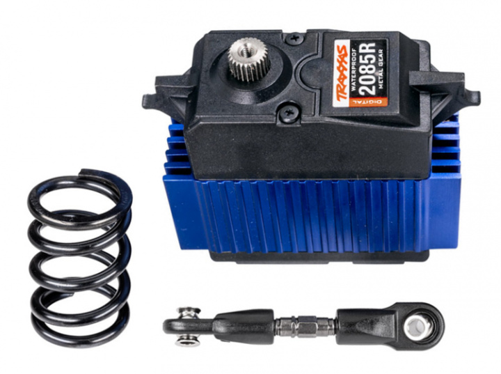 Servo 2085R 46Kg 0.13s med Styrstag & Fjäder X-MAXX, XRT, Maxx i gruppen Katalog / Fabrikat / T / Traxxas / Radioutrustning hos Minicars Hobby Distribution AB (422085R)